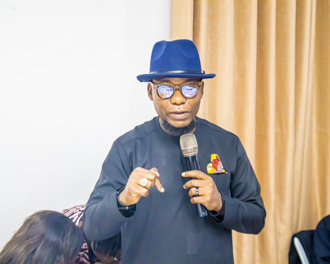 Comrade Ini-obong Uko speaking during the young candidates engagement session
